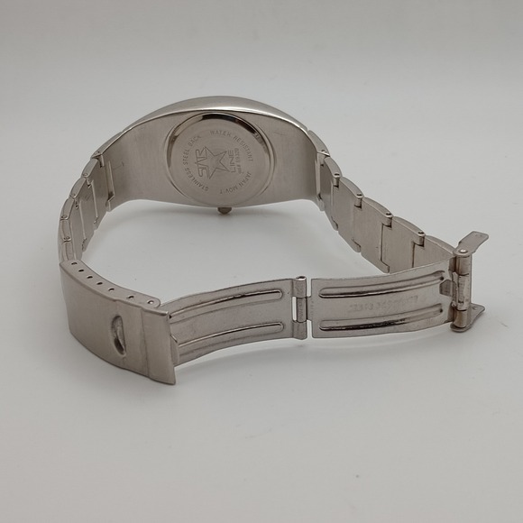 Atronic STAR Line 89320 Watch Graphic Dial Stainless Steel New Battery Rare - Picture 11 of 12